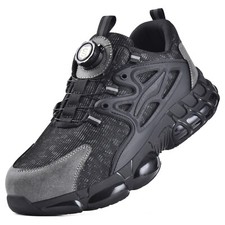 SUADEX Herren Stahlkappe Arbeitsschuhe Leicht Mit Sport Sneaker Atmungsaktiv DE