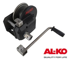 ALKO Optima Seilwinde 901-A mit Abrollautomatik Handwinde Handseilwinde Schwarz