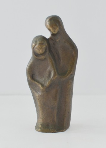 Rar vintage messing skulptur - messing,