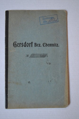 Altes sparbuch - altes,