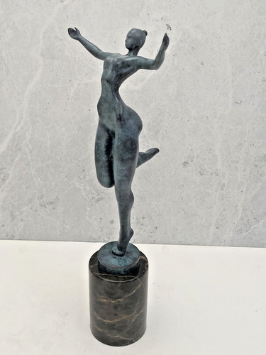 Bronzeskulptur figur moderne - bronzeskulptur, -moderne