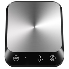 10KG Küchenwaage digital mit LED Display und Tara Funktion Schwerpunkt Waage ...