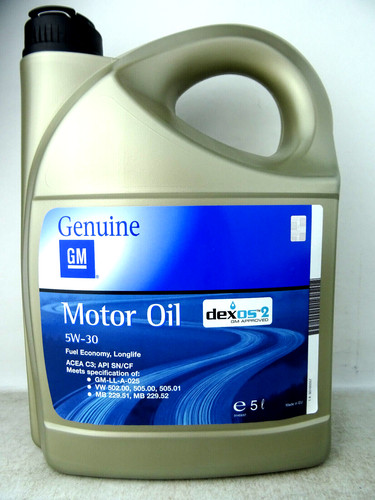Original opel dexos 5w30 - original, gm