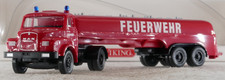 Wiking 1:87 LKW A.S.S MAN Großtanklöschfahrzeug Feuerwehr Sattelzug 0861 42 OVP