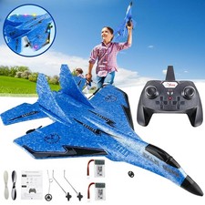 RC Flugzeug Ferngesteuerter Kämpfer 2.4GHz Flugzeug für Anfänger USB-Aufladung