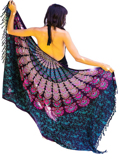 Mandala life art damen sarong - life,