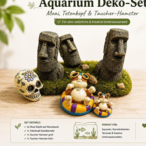 Aquarium deko set - aquarium, deko-set: