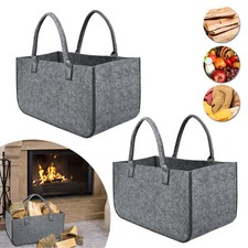 2x Filztasche Kaminholz Tasche