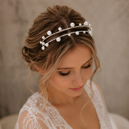 Elegantes damen diadem mit - diadem,