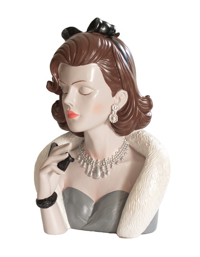Deko büste elegante - elegante, frau