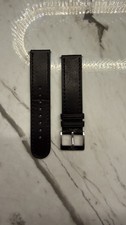 Stowa Fliegerband ohne Nieten schwarz Leder Wie Neu 20mm