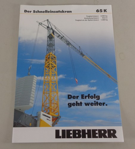 Prospekt broschüre liebherr - broschüre,