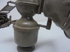 1wk Original Fahrrad Carbitlampe  Original  Grün Lackiert  Truppenrad Militär