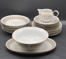 Speiseservice Henneberg Teller Schüssel Platte Sauciere 6 Pers. #KA165