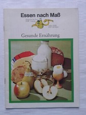 Essen nach Maß - Gesunde Ernährung DDR-Zeitschrift 1980 Rezeptheft