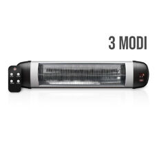 2500W Badezimmer Heizung elektrisch, Heizlüfter Bad Wandmontage 3-Modi mit timer