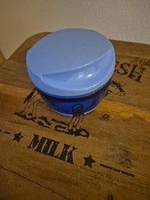 TUPPERWARE D126 HAPPY CHEF BLAU ZWIEBELSCHNEIDER  ZERHACKER