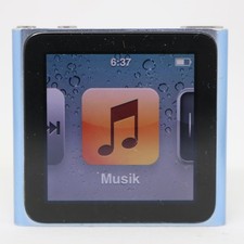 Apple iPod nano 6. Generation Blau  (8GB) Clip-MP3 Player / vom Händler
