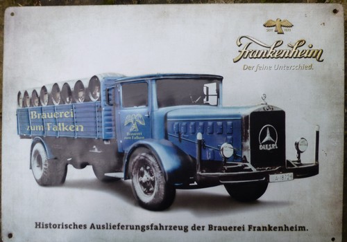 Blechschild historisches - blechschild,