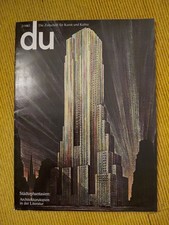 du Die Zeitschrift Für Kunst Und Kultur Städtephantasien Architekturutopien...