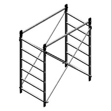 Facal Fahrgerüst Alumito Aufstockung 6 Sprossen Gerüst Rollgerüst Zusatz B-Ware