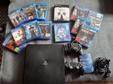 PlayStation 4 Pro-Schwarz, 1TB mit 2 Kontroller und 13 Spiele, Firmware 11.02