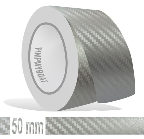 Zierstreifen 50mm carbon - zierstreifen,