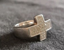 Schöner Esprit Ring Silber 925 Kreuz  Gr. 56 