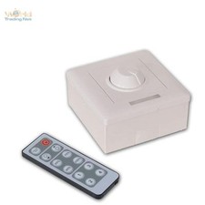 LED Aufputz-Dimmer mit IR-Fernbedienung PWM-Dimmer 12V, Drehregler für LEDs