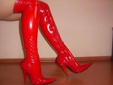 Overknee Stiefel Lack 42 43 44