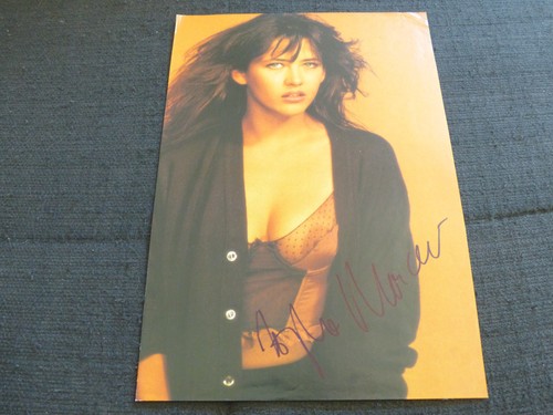Sophie marceau signed - sophie,