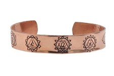 Sieben Chakren Armreif, Kupfer 102273