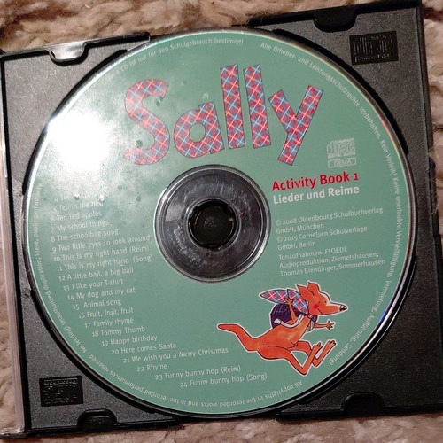 Sally activity book - book, cd