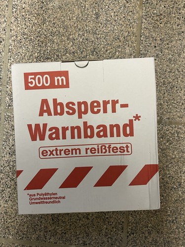 Absperr warnband 500 - 500, m