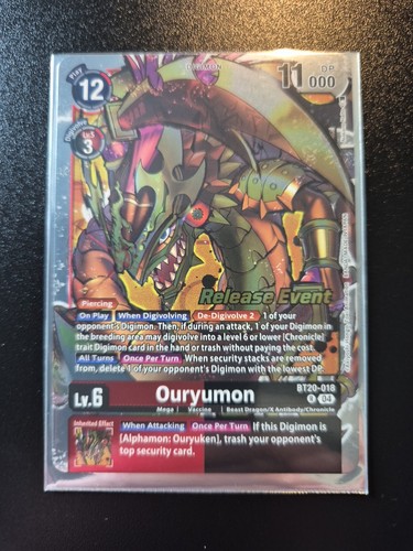 Ouryumon bt20 018 foil release - ouryumon,