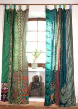 Seidiger Vorhang / Gardine ( 1