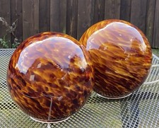 Designer Set Lampe Boden von WOFI Leuten Orange Braun Vintage Klassiker 