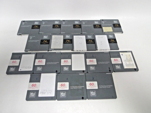 17x minidisc sony - 17x, mdw