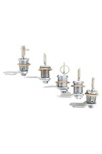 DOM Hebelschloss Schrankschloss Schubladenschloss Metall Silber