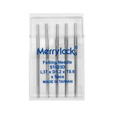 Merrylock Filznadeln standard/5 Nadeln, Ersatznadeln für alle Filzmaschinen