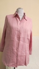 Bluse -Tunika -Hemd -100% Leinen -Gr XXL 44-46 -von Just -Qualitativ-absolut NEU