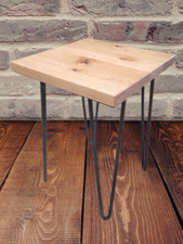 Beistelltisch Wildeiche massiv