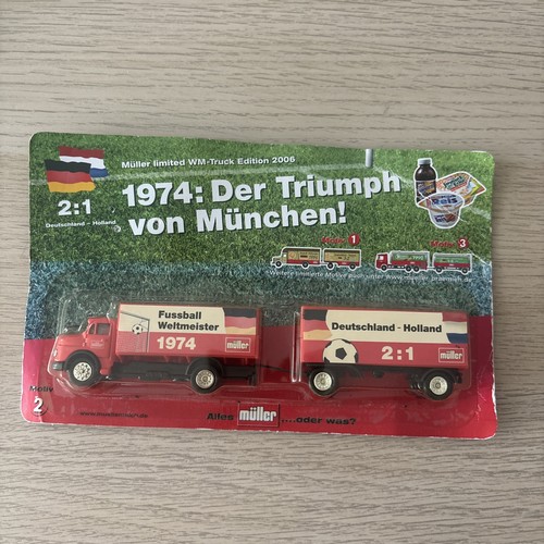 Müller werbetruck im - wm, werbetruck,