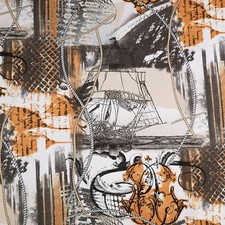 Stoff Viskose Jersey Abstrakt