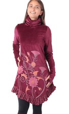 Purewonder kleid aus samt mit - purewonder,