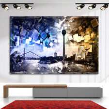 Düsseldorf Skyline Abstraktes