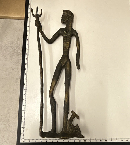 Jugendstil skulptur messing - skulptur,