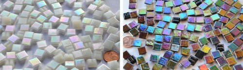 400 glas mosaiksteine 1x1cm - 400,