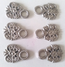 6 Dirndlhaken Ösen Schnürung