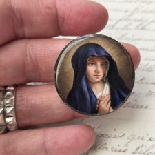 Portrait Miniatur Email bemalt